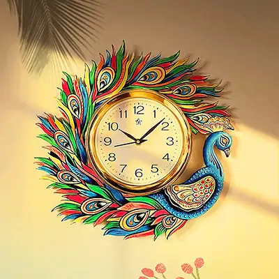 Designer peacock Wall Clock 